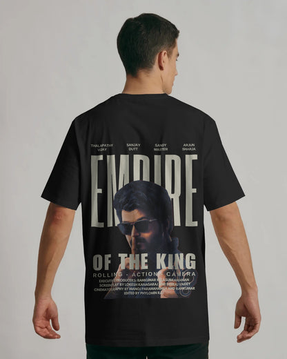 Thalapathy Empire - Black Classic Crew T-Shirt