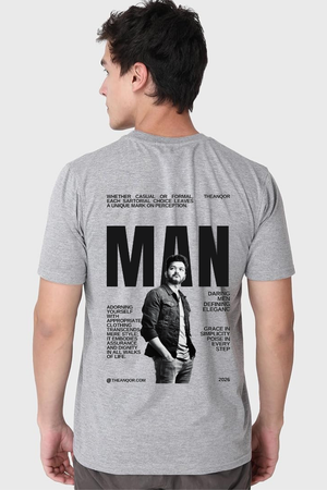 Gray Melagne ANQOR branded - Classic Crew T-Shirt