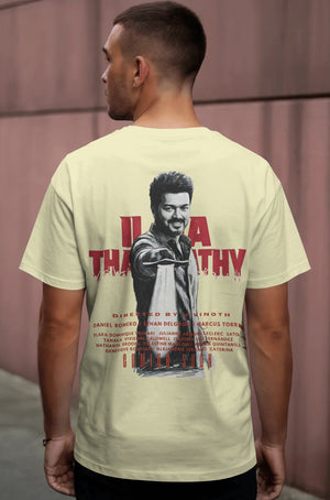 Ilaya Thalapathy - Off White Classic Crew Tee