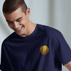 Leo Logo - Minimal Edition Tee - Navy Blue